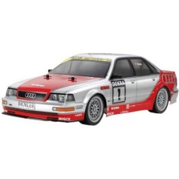 Tamiya TT-02 RC Audi V8 1992 Tourenwagen (TT-02) brushed 1:10 Auto RC électrique Voiture de tourisme 4 roues motrices (4WD) kit à monter