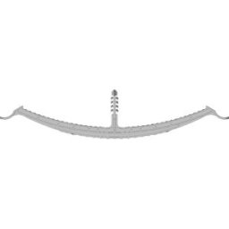 N & L Klemmbügel 200mm Elément de fixation enfichable 541STN pour montage par emboîtement dans la maçonnerie, sans halogène, avec cheville, stabilisé aux UV