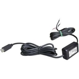 ProCar Câble de charge USB-C IP44 3000 mA Charge de courant max=3 A pour un branchement direct sur la batterie 12 V sur 5 V, 24 V sur 5 V