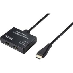 SpeaKa Professional SP-9443508 1+2 ports Répartiteur HDMI noir