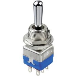 Interrupteur à levier 2 x On/On APEM 12146A 250 V/AC 2 A IP54 à accrochage 1 pc(s)