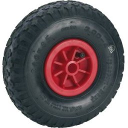 dörner + helmer 740309R Roue à bandage pneumatique Diamètre de la roue: 260 mm Capacité de charge (max.): 150 kg 1 pc(s)