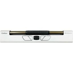 Contour Design RollerMouse Go wireless Souris, set de tapis de souris Bluetooth noir, blanc 5 Boutons 600 dpi, 800 dpi, 1000 dpi, 1200 dpi, 1600 dpi, 2000 dpi,