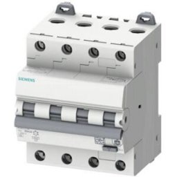 Siemens 5SU13466FP16 Interrupteur différentiel/Disjoncteur de protection Taille du fusible = 3 4 pôles 16 A 0.03 A