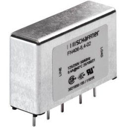 Filtre antiparasite Schaffner FN 406-3-02 250 V/AC 3 A 2.5 mH (L x l x H) 45 x 15 x 28 mm 1 pc(s)