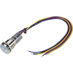 Bouton-poussoir antivandalisme TRU COMPONENTS LAS1-GQ-11E/B/230V/IP67 1303047 250 V/AC 3 A 1 x Off/(On) IP67 à rappel 1 pc(s)