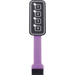 Clavier à membrane APEM AC3559ILL matrice 1 x 4 1 pc(s)