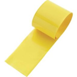 TRU COMPONENTS 93014c85e Gaine thermorétractable pour batteries sans colle jaune 130 mm 65 mm Taux de retreint:2:1 1 pc(s)