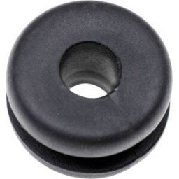 TRU COMPONENTS TC-10820696 Passe-câbles Ø max. des bornes 12 mm Epaisseur de plaque (maxi) 1 mm PVC noir 1000 pc(s)