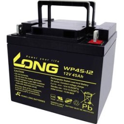 Long WP45-12 WP45-12 Batterie au plomb 12 V 45 Ah plomb (AGM) (l x H x P) 199 x 171 x 166 mm raccord à vis M6 certification VdS, auto-décharge réduite, sans