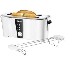 Unold Design Dual Grille-pain boîtier Cool-Touch blanc, noir