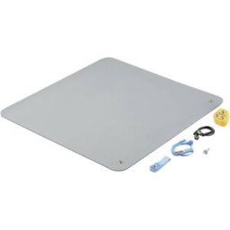 TRU COMPONENTS TC-12356316 Set de tapis antistatique (ESD) gris (L x l x H) 550 x 550 x 2 mm 1 set