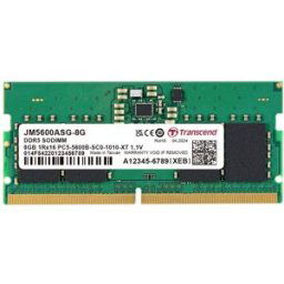 Transcend JM5600ASG-8G Module mémoire pour PC au détail DDR5 8 GB 1 x 8 GB on-die ECC 5600 MHz SO-DIMM 262 broches JM5600ASG-8G