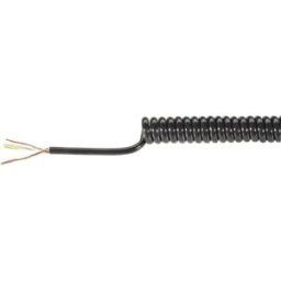 Câble spiralé Baude 71436U 100 mm / 400 mm 7 x 0.14 mm² noir 1 pc(s)