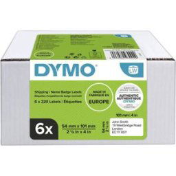 Dymo Rouleau détiquettes pack bundle 2093092 2093092 101 x 54 mm papier blanc 1320 pc(s) fixation permanente Etiquette dexpédition