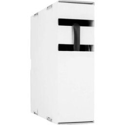 Hongshang 211195908 Gaine thermorétractable sans colle noir 12.70 mm 6.40 mm Taux de retreint:2:1 8 m