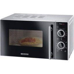 Severin MW 7771 Micro-ondes noir,argent 700 W fonction grill, fonction minuteur