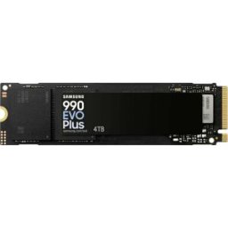 Samsung 990 EVO Plus 4 TB SSD interne NVMe/PCIe M.2 M.2 NVMe PCIe 4.0 x4, M.2 NVMe PCIe 5.0 x2 au détail MZ-V9S4T0BW