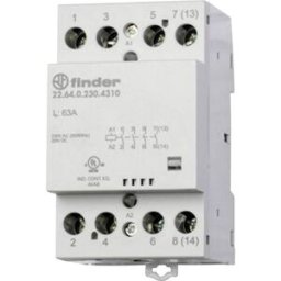 Finder 22.64.0.230.4310 Contacteur 4 NO (T) 230 V/DC, 230 V/AC 63 A 1 pc(s)
