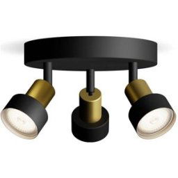 Philips Conduit 8720169299955 Spot de plafond GU10 noir, or
