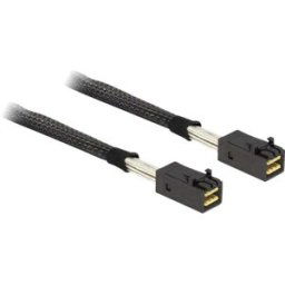 Delock disque dur Câble de raccordement [1x Mini SAS mâle (SFF-8087) - 1x Mini SAS mâle (SFF-8087)] 0.50 m noir