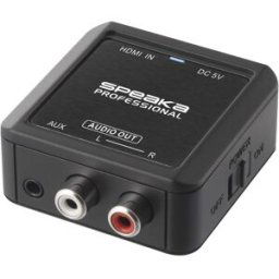 SpeaKa Professional audio Convertisseur [HDMI - Cinch-RCA]