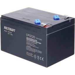 VOLTCRAFT CE12V/12Ah VC-12713990 Batterie au plomb 12 V 12 Ah plomb (AGM) (l x H x P) 151 x 101 x 98 mm cosses plates 6,35 mm sans entretien