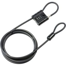 Burg Wächter Snap+Lock 725 300 Câble antivol noir fermeture à combinaison