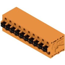Bornier à ressort Weidmüller LMF 5.08/10/90 3.5SN OR BX 1330800000 2.5 mm² Nombre de pôles 10 orange 25 pc(s)