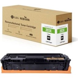 G&G; Toner remplace HP 203X compatible noir 3200 pages Reborn remanufactured 21265