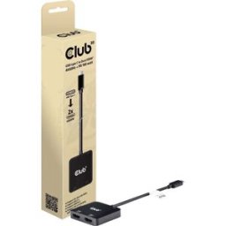 Club 3D Adaptateur club3D USB-C® / HDMI USB-C® mâle, Prise femelle HDMI-A 15 cm noir CSV-1558 Câble dafficheur USB-C®