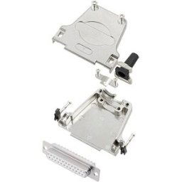 encitech DTZF25-DMS-W-K 6355-8045-13 Kit embase SUB-D femelle 180 ° Nombre de pôles: 25 fût à souder 1 pc(s)