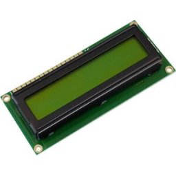 Display Elektronik Écran LCD jaune-vert (l x H x P) 80 x 36 x 6.6 mm