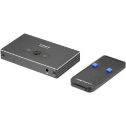 SpeaKa Professional SP-HSW-300 2 ports Switch HDMI UHD 8K @ 60 Hz, UHD 4K @ 120 Hz