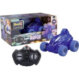 Revell Control 24436 Stunt Car Disco Véhicule RC débutant électrique avec effet lumineux