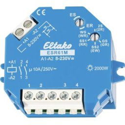 Télérupteur pour encastrement/saillie Eltako ESR61M 61200301 1 NO (T), 1 NO (T) 230 V/DC, 230 V/AC 10 A 2000 W 1 pc(s)