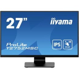 IIYAMA ProLite T2752MSC-B1 Moniteur tactile CEE: E (A - G) 68.6 cm (27 pouces) 1920 x 1080 pixels 16:9 5 ms HDMI™, DisplayPort, casque (jack 3,5 mm), USB 3.1