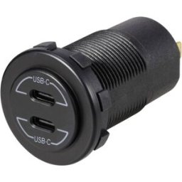 VOLTCRAFT DOUBLE PRISE USB-C ® 9V-30V-60W Charge de courant max=3 A 12 - 24 V/DC