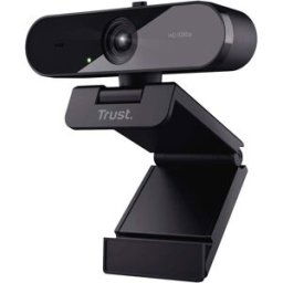 Webcam Full HD Trust TW-200 ECO 1920 x 1080 Pixel pied de support, support à pince