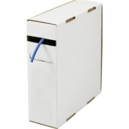 TRU COMPONENTS 1566771 Gaine thermorétractable sans colle bleu 25 mm 12.50 mm Taux de retreint:2:1 5 m