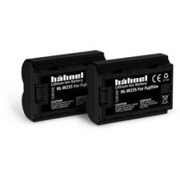 Hähnel Fototechnik HL-W235, 2er Batterie pour appareil photo Remplace laccu dorigine NP-W235 7.2 V 2250 mAh