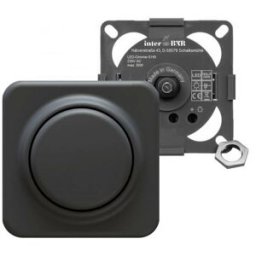 interBär 8149-004.01 Variateur à encastrer dans un meuble noir