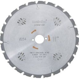 Metabo HW/CT 216X30 48 WZ 628041000 Lame de scie circulaire au carbure 216 x 30 x 1.8 mm Nombre de dents: 48 1 pc(s)