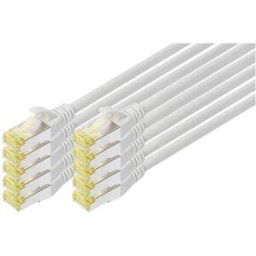 Digitus DK-1644-A-050-10 RJ45 Câble réseau, câble patch CAT 6a S/FTP 5.00 m gris 1 pc(s)