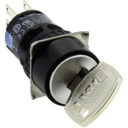 Idec AS6M-2KT2PB AS6M-2KT2PB Commutateur rotatif 220 V 5 A Positions de commutation 2 1 pc(s)