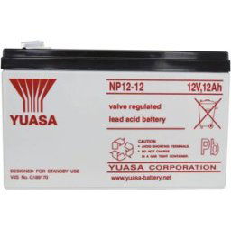 Batterie au plomb Yuasa NP12-12 12 V 12 Ah plomb (AGM) (l x H x P) 151 x 98 x 98 mm cosses plates 6,35 mm sans entretien, certification VdS