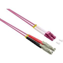 ROLINE Câble FO Duplex 50/125µm OM4, LSH/LC, LSOH, violet, 10 m