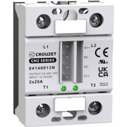 Crouzet Relais à semi-conducteurs 84140013N 25 A Tension de contact (max.): 280 V/AC Passage par zéro spécial 1 pc(s)