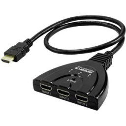 SpeaKa Professional SP-HDSW-200 3 ports Switch HDMI compatible avec lultra HD 7680 x 4320 pixels