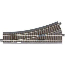 Aiguillage, à gauche (H0) Voie Roco geoLINE (avec ballast) 200 mm Roco 61140 22.5 ° 502.7 mm 1 pc(s)